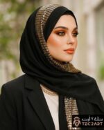 Sequence wok chiffon scarf