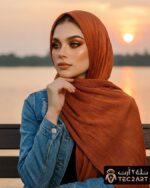 Pleated scarf