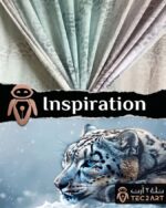 Leopard print chiffon dress fabric closeup