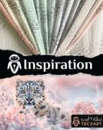 Leopard print chiffon dress fabric closeup