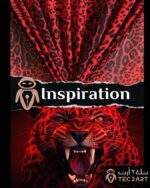 Leopard print chiffon dress fabric closeup