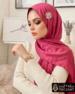 maroon scarf satin