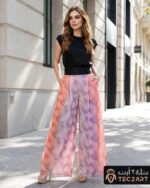 Leopard print pink lavender bottom