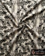 Snake print scada dress fabric closeup