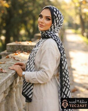 Satin scarf european
