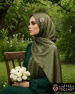 Satin scarf Asian collection