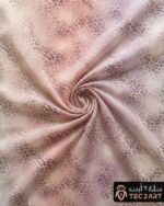 Leopard print chiffon dress fabric closeup