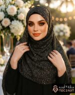 Black chiffon