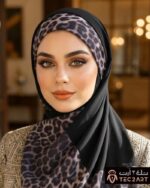 Black instant hijab